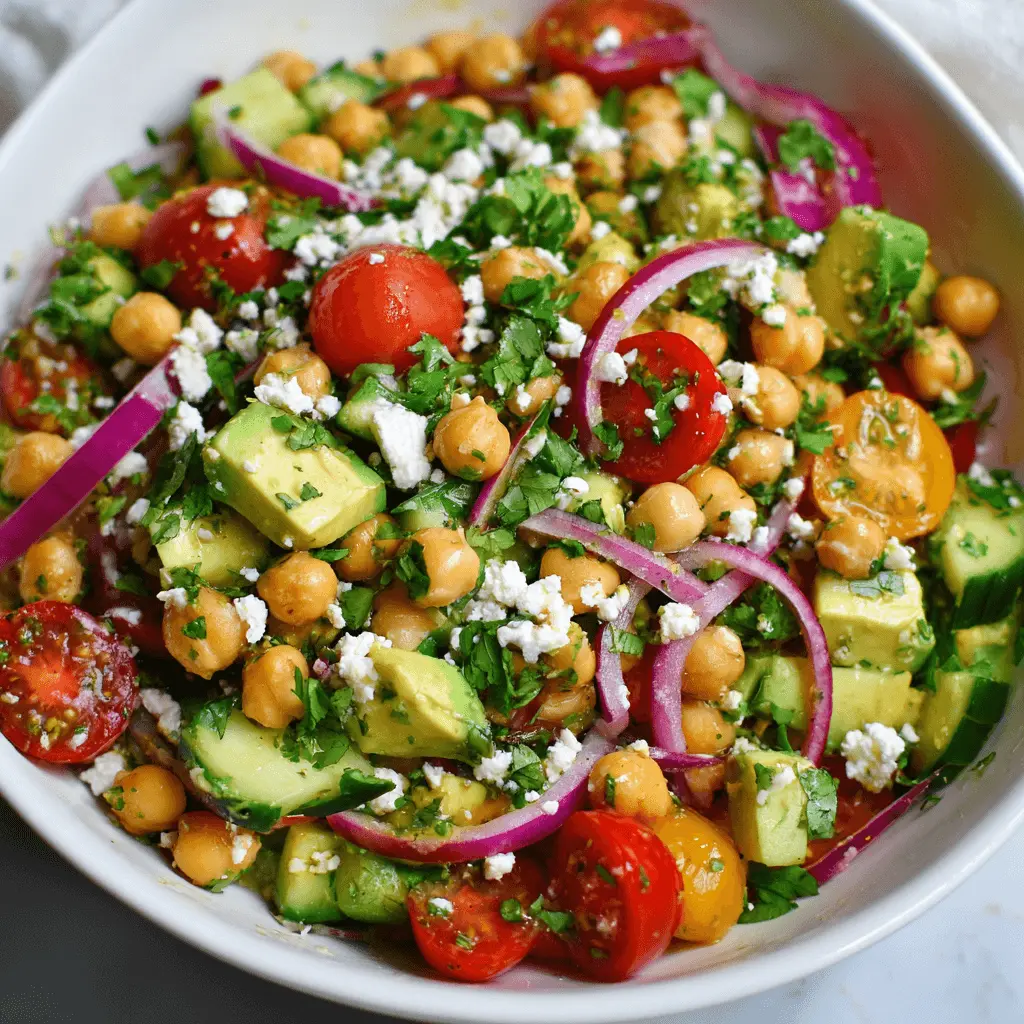 The Best Easy Chickpea Salad Recipe